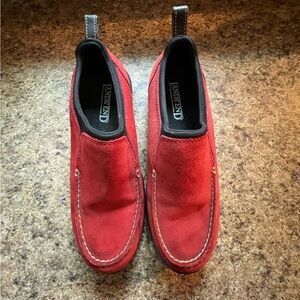 Lands' End Red Moccasins for Women
